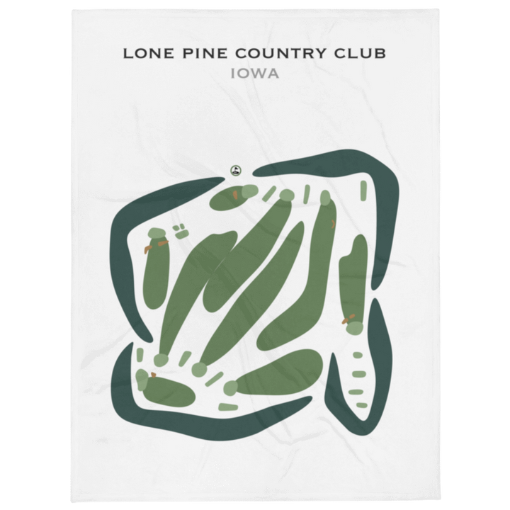 Lone Pine Country Club, Iowa - Printed Golf Courses