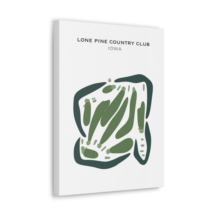 Lone Pine Country Club, Iowa - Printed Golf Courses