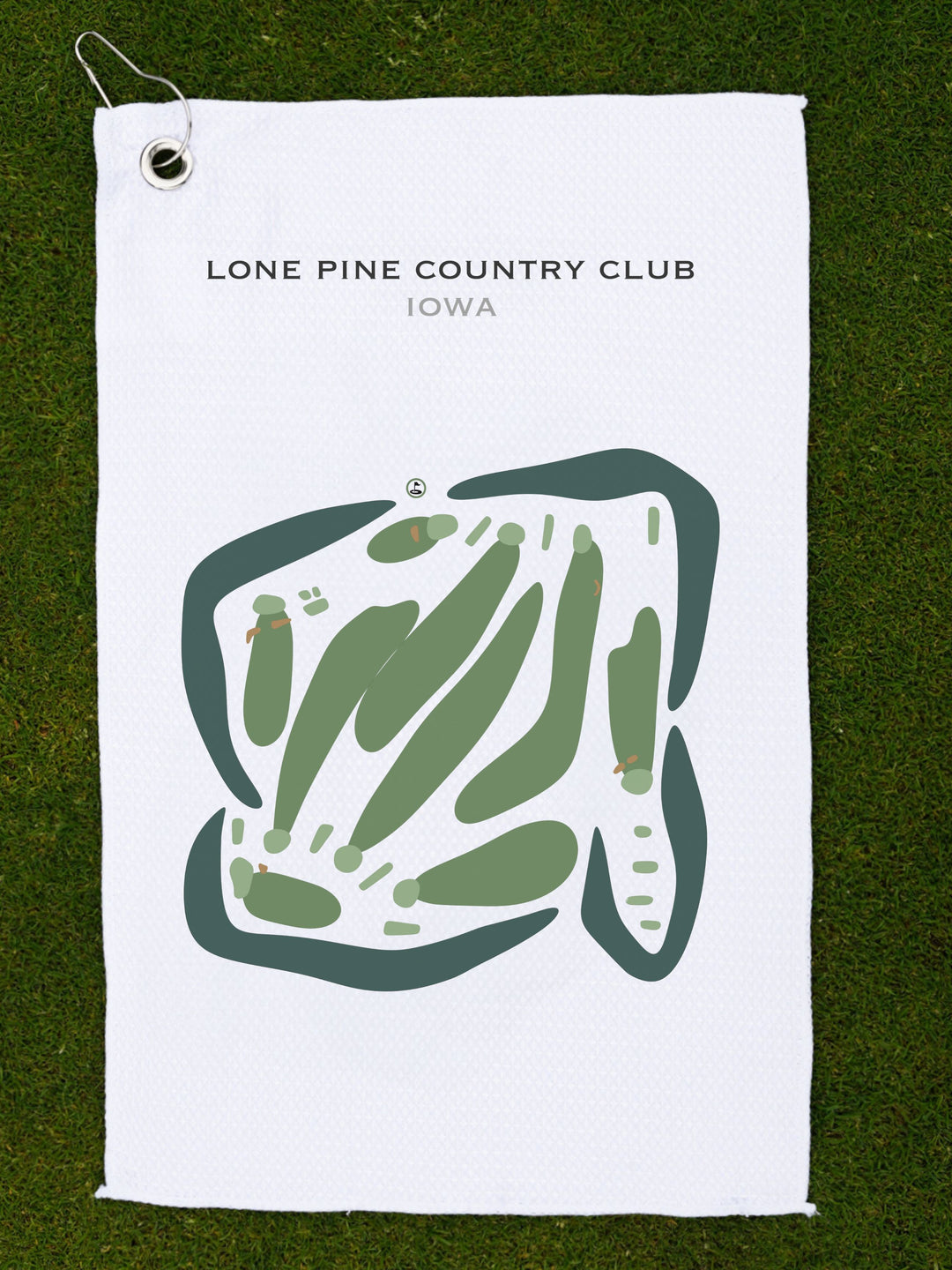 Lone Pine Country Club, Iowa - Printed Golf Courses