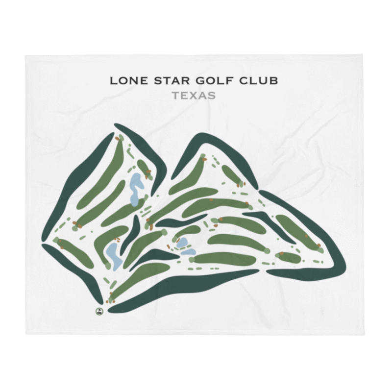 Lone Star Golf Club, Texas - Printed Golf Courses