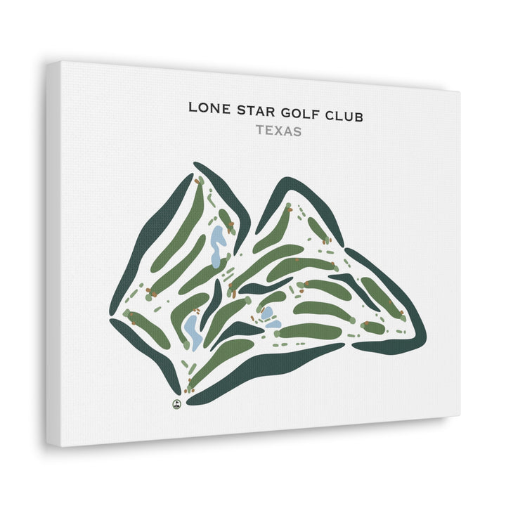 Lone Star Golf Club, Texas - Printed Golf Courses