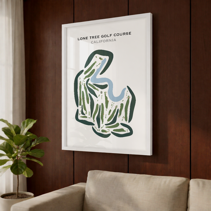 Lone Tree Golf Course, California - Printed Golf Course