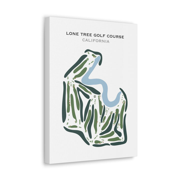 Lone Tree Golf Course, California - Printed Golf Course