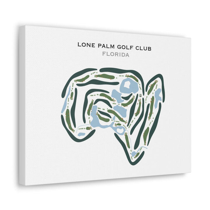 Lone Palm Golf Club, Florida - Printed Golf Courses