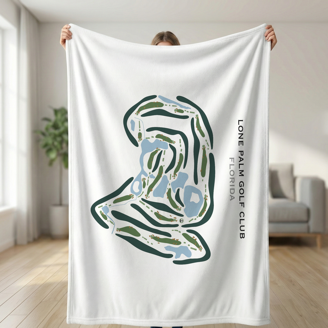Lone Palm Golf Club, Florida - Printed Golf Courses