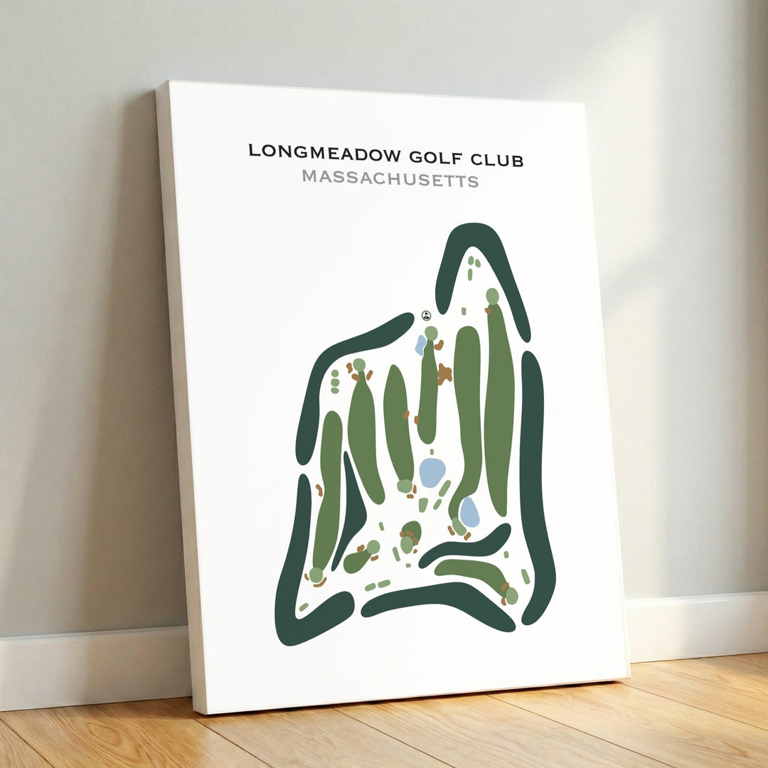Long Meadow Golf Club, Massachusetts - Printed Golf Courses