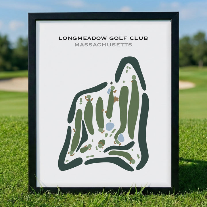 Long Meadow Golf Club, Massachusetts - Printed Golf Courses