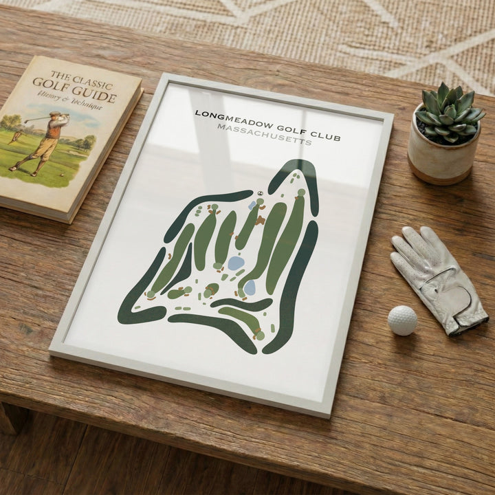 Long Meadow Golf Club, Massachusetts - Printed Golf Courses
