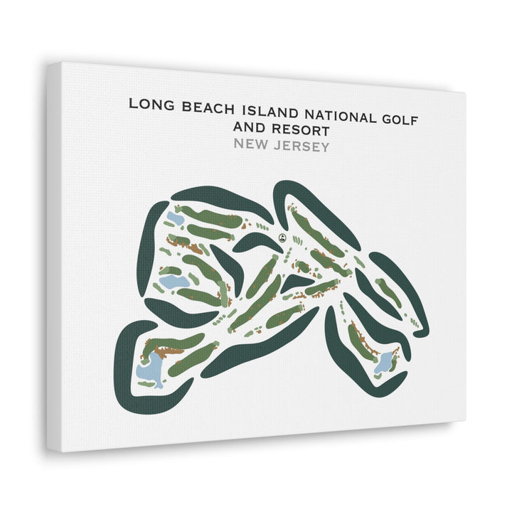 Long Beach Island National Golf & Resort, New Jersey - Printed Golf Courses