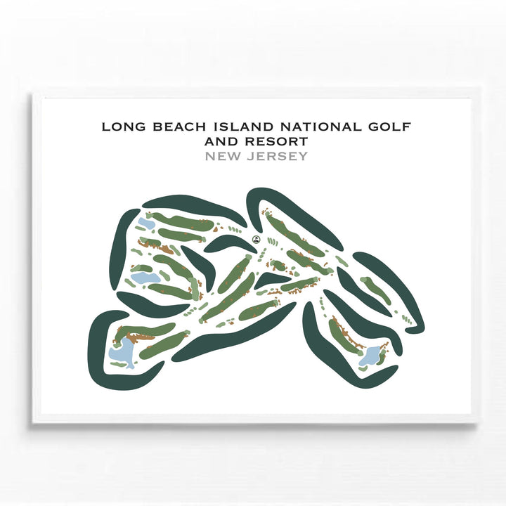 Long Beach Island National Golf & Resort, New Jersey - Printed Golf Courses