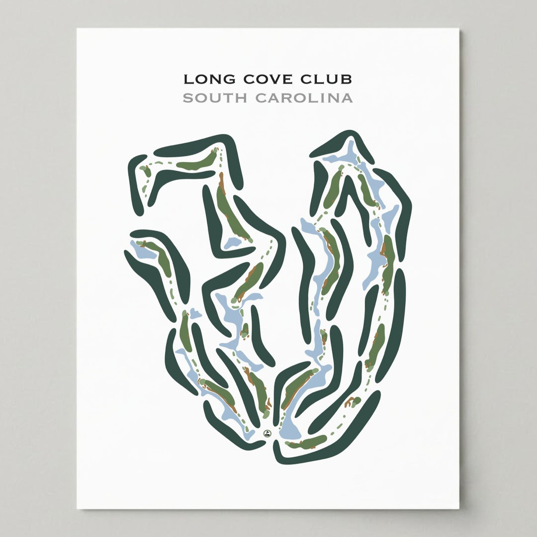 Long Cove Club, South Carolina - Printed Golf Courses