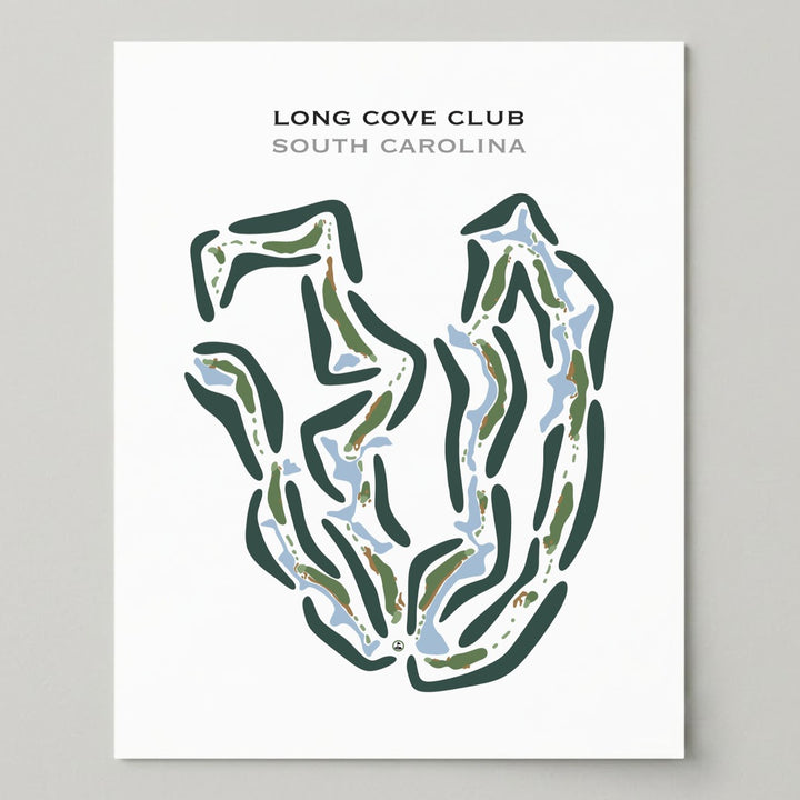 Long Cove Club, South Carolina - Printed Golf Courses