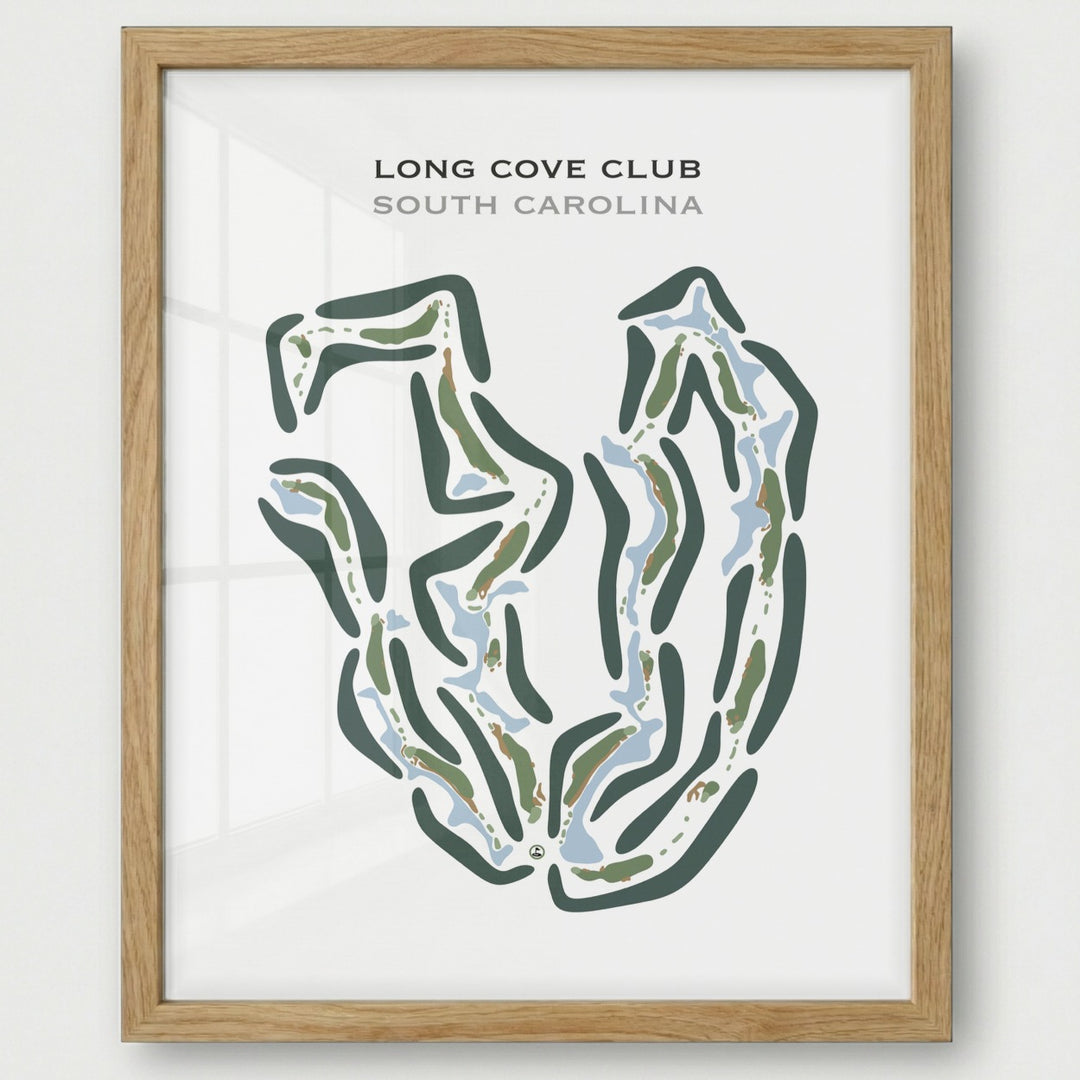 Long Cove Club, South Carolina - Printed Golf Courses