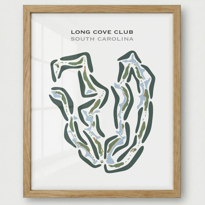 Long Cove Club, South Carolina - Printed Golf Courses
