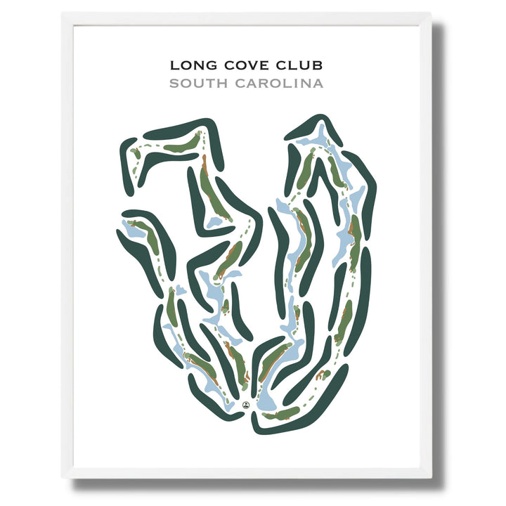 Long Cove Club, South Carolina - Printed Golf Courses