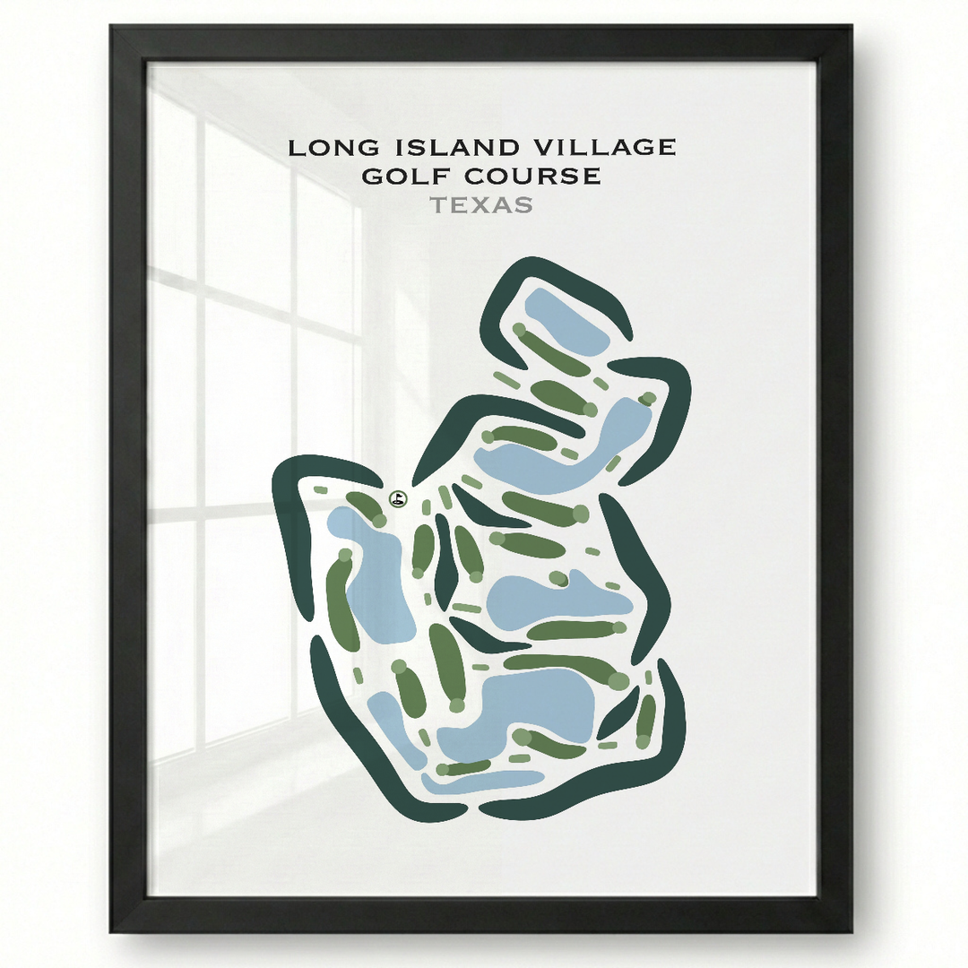 Long Island Village Golf Course, Texas - Printed Golf Courses