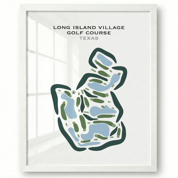 Long Island Village Golf Course, Texas - Printed Golf Courses