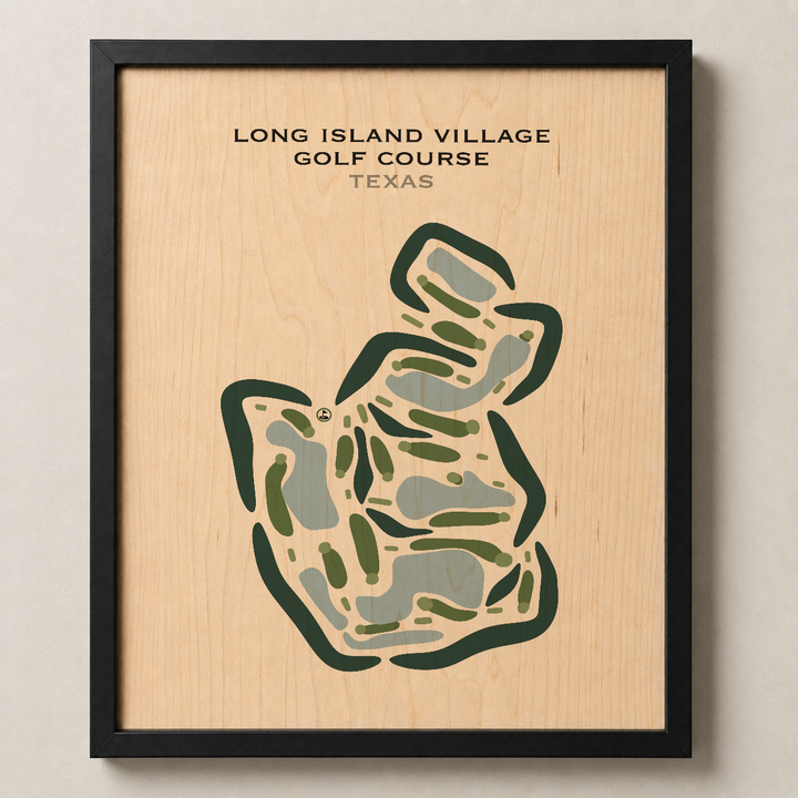 Long Island Village Golf Course, Texas - Printed Golf Courses