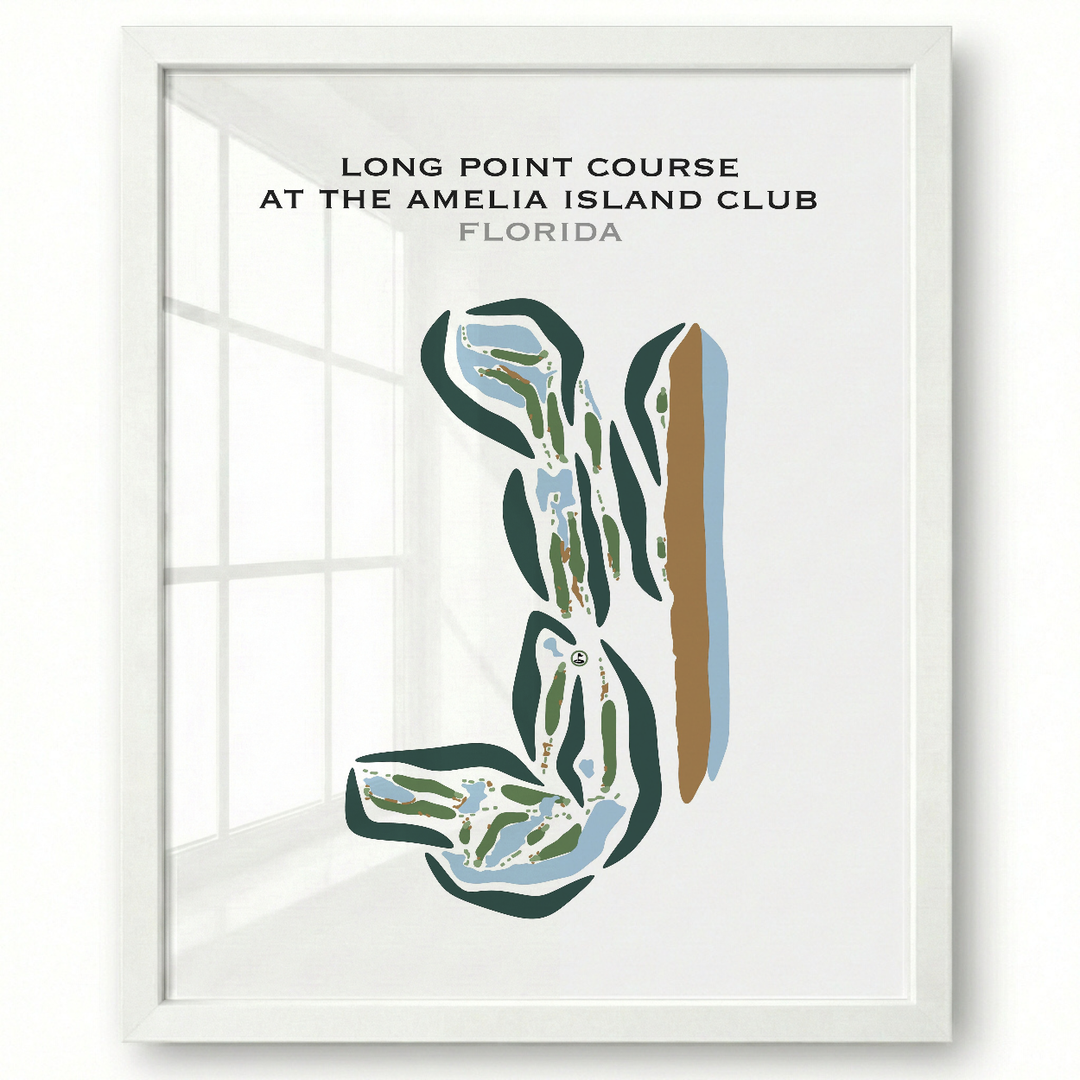 Long Point At The Amelia Island Club, Florida - Printed Golf Courses