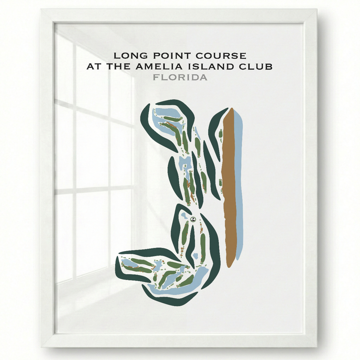 Long Point At The Amelia Island Club, Florida - Printed Golf Courses