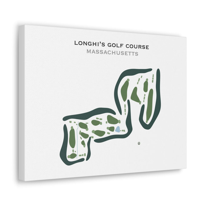 Longhi's Golf Course, Massachusetts - Printed Golf Courses