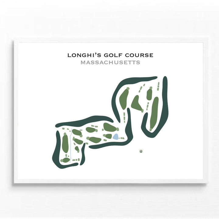 Longhi's Golf Course, Massachusetts - Printed Golf Courses