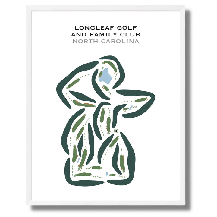 Longleaf Golf & Family Club, North Carolina - Printed Golf Courses