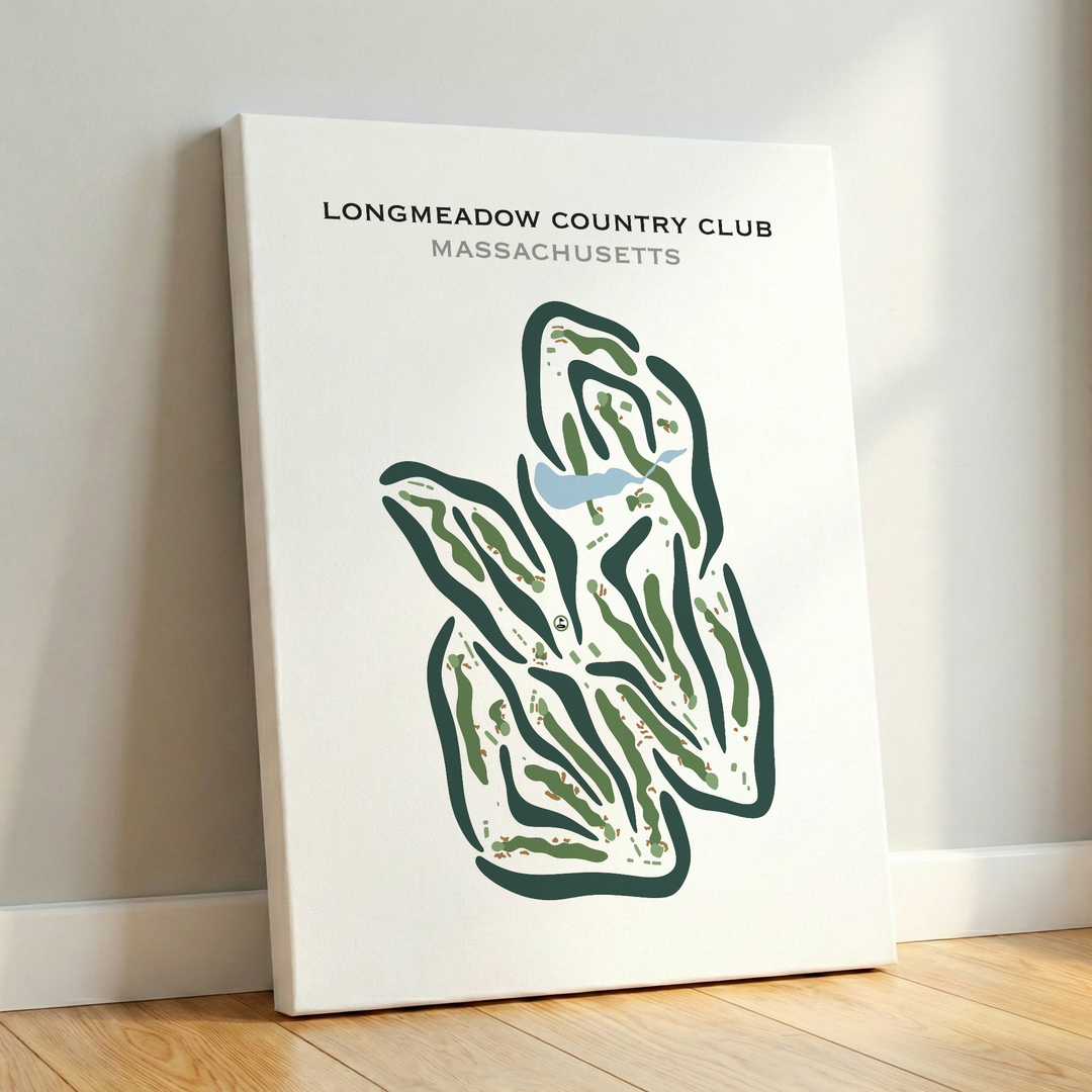 Longmeadow Country Club, Massachusetts - Printed Golf Courses