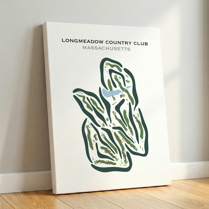 Longmeadow Country Club, Massachusetts - Printed Golf Courses