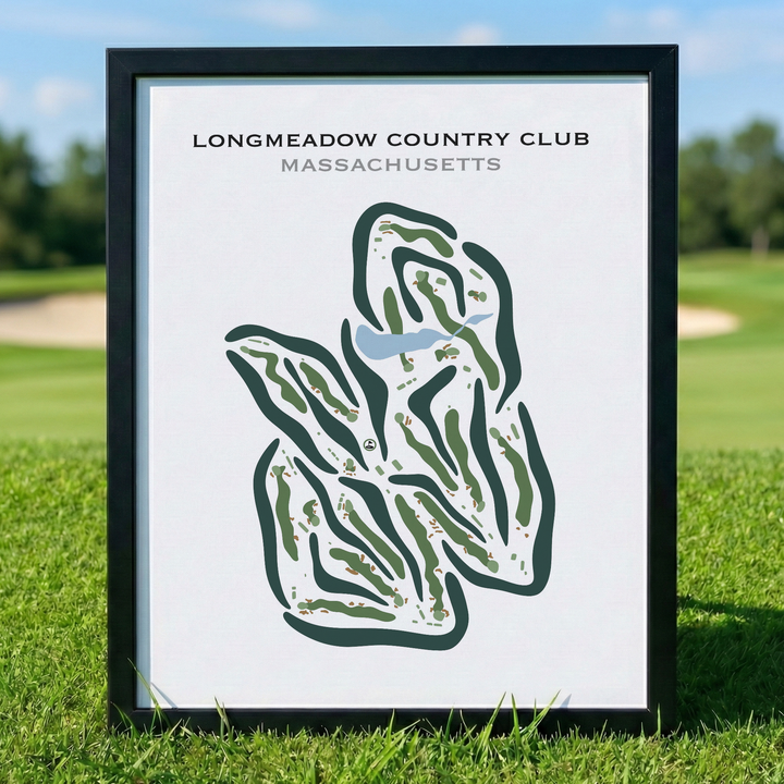 Longmeadow Country Club, Massachusetts - Printed Golf Courses