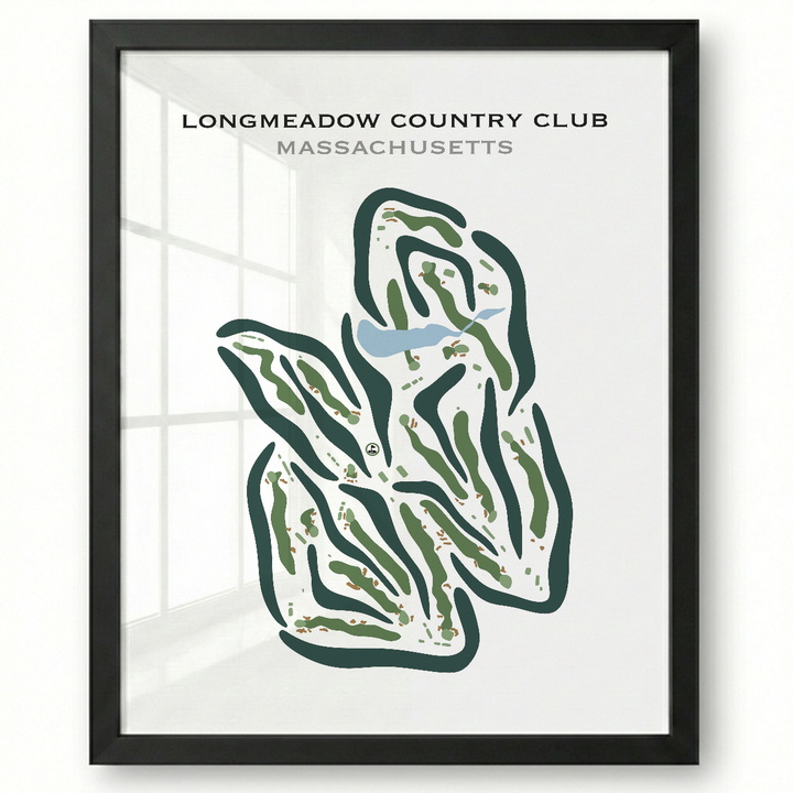 Longmeadow Country Club, Massachusetts - Printed Golf Courses