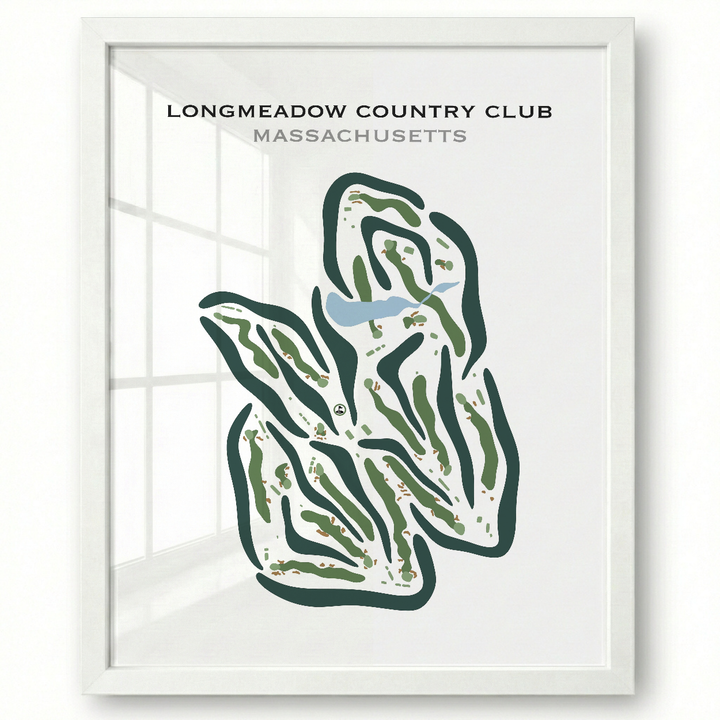 Longmeadow Country Club, Massachusetts - Printed Golf Courses