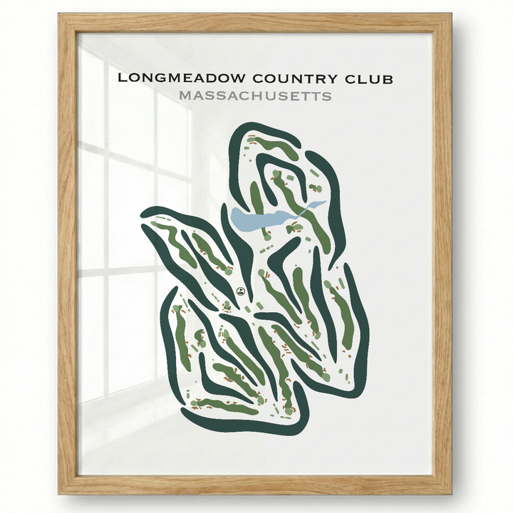 Longmeadow Country Club, Massachusetts - Printed Golf Courses