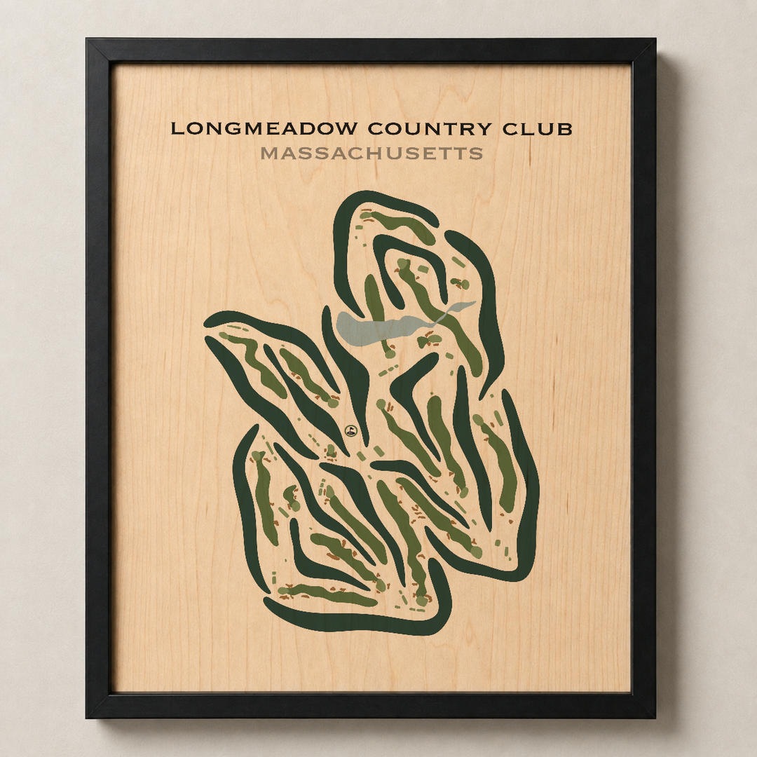 Longmeadow Country Club, Massachusetts - Printed Golf Courses