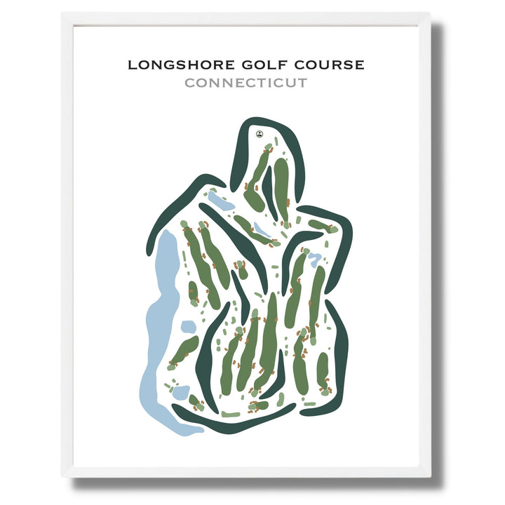 Longshore Golf Course, Connecticut - Printed Golf Courses