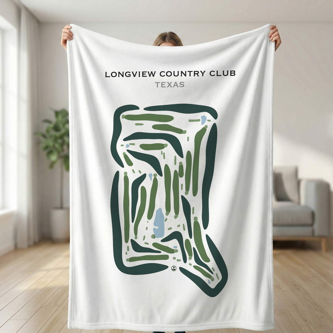 Longview Country Club, Texas - Printed Golf Courses