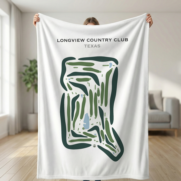 Longview Country Club, Texas - Printed Golf Courses