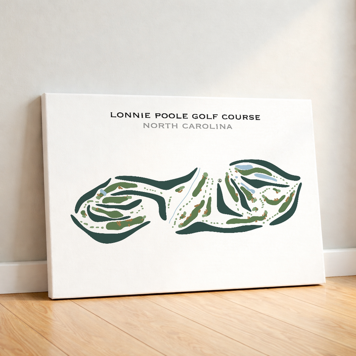 Lonnie Poole Golf Course, North Carolina - Printed Golf Courses