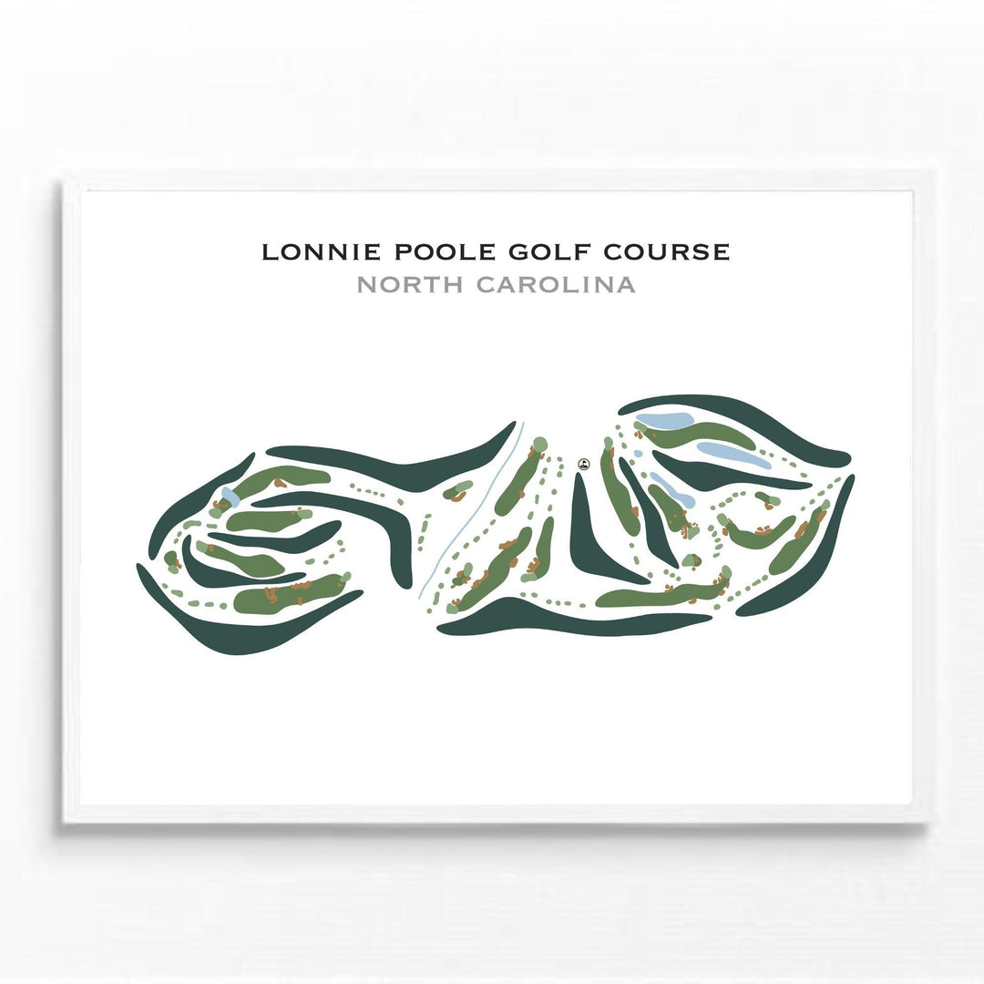 Lonnie Poole Golf Course, North Carolina - Printed Golf Courses - Golf Course Prints