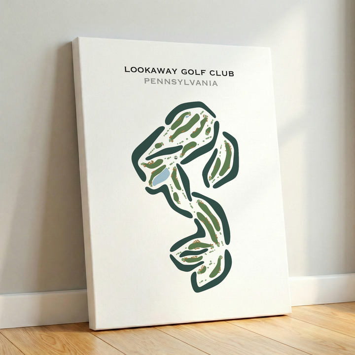 Lookaway Golf Club, Pennsylvania - Printed Golf Courses