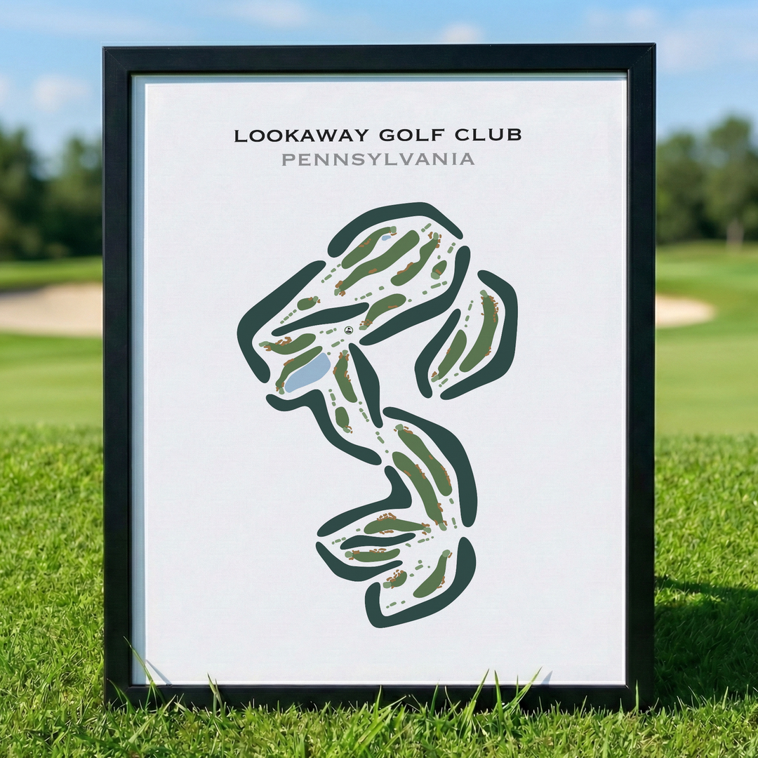 Lookaway Golf Club, Pennsylvania - Printed Golf Courses