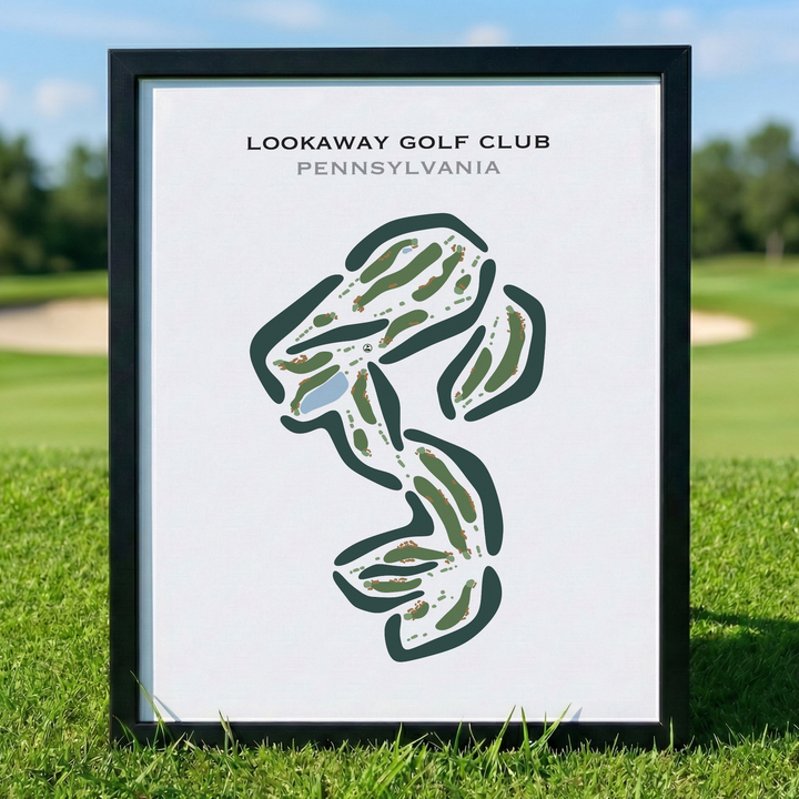 Lookaway Golf Club, Pennsylvania - Printed Golf Courses