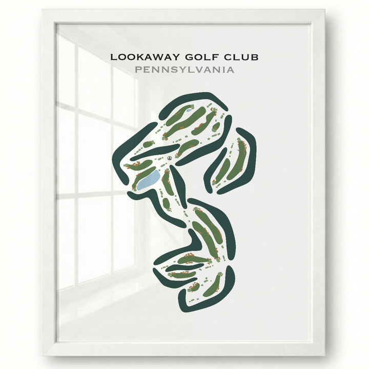 Lookaway Golf Club, Pennsylvania - Printed Golf Courses