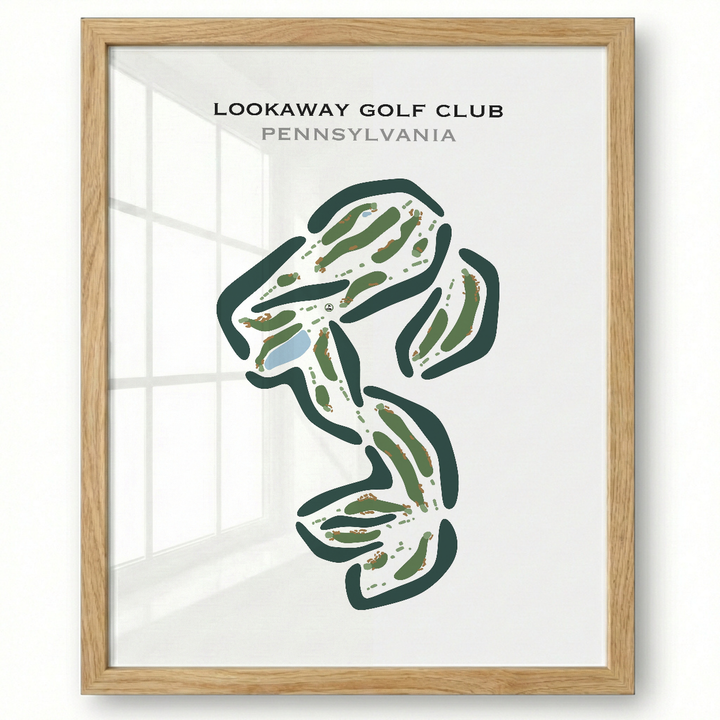 Lookaway Golf Club, Pennsylvania - Printed Golf Courses
