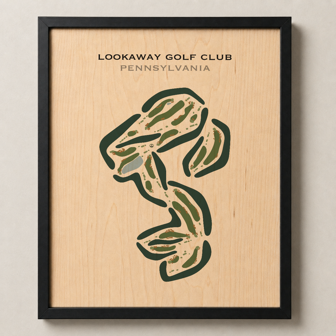 Lookaway Golf Club, Pennsylvania - Printed Golf Courses