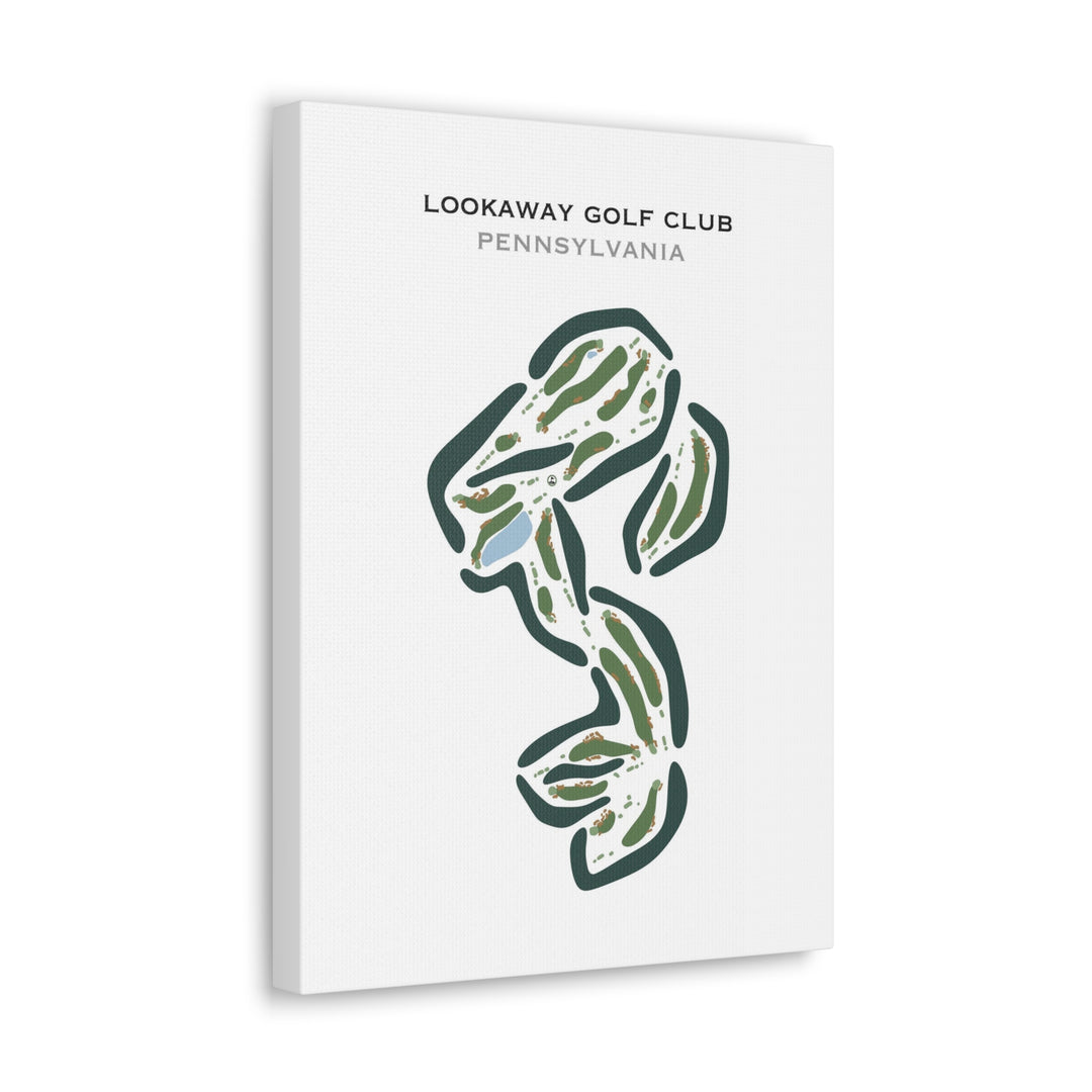 Lookaway Golf Club, Pennsylvania - Printed Golf Courses