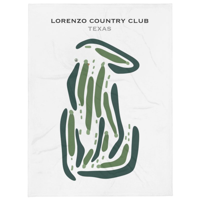 Lorenzo Country Club, Texas - Printed Golf Courses