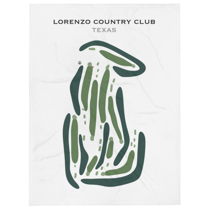 Lorenzo Country Club, Texas - Printed Golf Courses