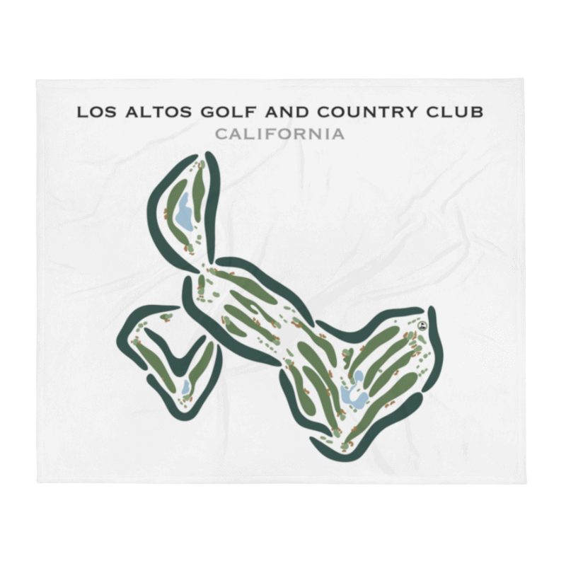 Los Altos Golf and Country Club, California - Printed Golf Courses