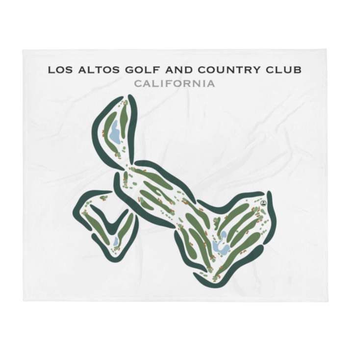 Los Altos Golf and Country Club, California - Printed Golf Courses